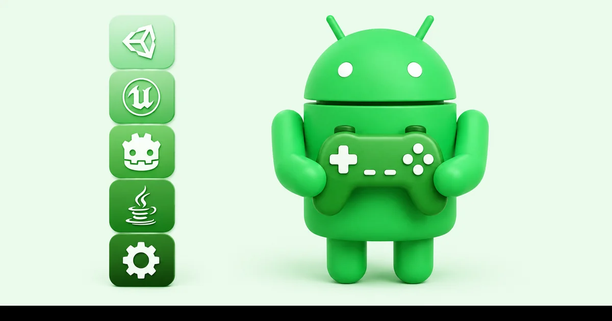 Android oyun motor seçimi Unity Unreal Godot LibGDX AGDK karşılaştırma diyagramı yeşil tonlu