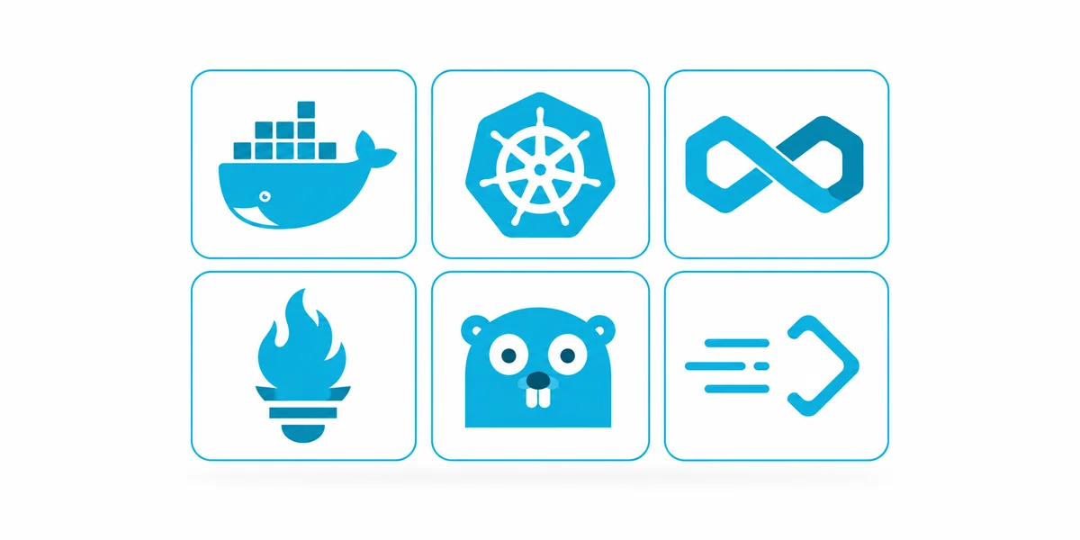 Go Ekosistemi Cloud Native Projeler Docker Kubernetes Terraform Prometheus gibi Go ile yazılmış cloud native projelerin ikon ızgarası