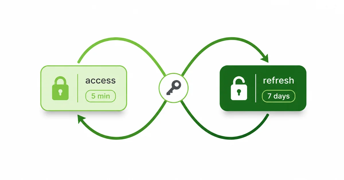 Access ve Refresh Token Yenileme Döngü Şeması Access token ve refresh token döngüsü yenileme akışı sonsuz ikili tur
